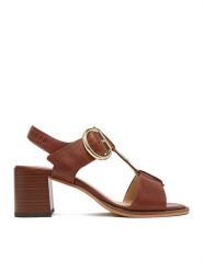 Beverly Hills Polo Club Sandały EO-WB-ISOLDE-09 Brązowy. Brązowe sandały damskie Beverly Hills Polo Club, bez wzorów, ze skóry, bez obcasa, na słupku, bez zapięcia. Za 369.99 zł.