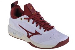 Buty siatkarskie damskie Mizuno Wave Luminous 2. Białe obuwie sportowe damskie Mizuno, bez wzorów, z gumy, do siatkówki, mizuno wave. Za 399.99 zł.