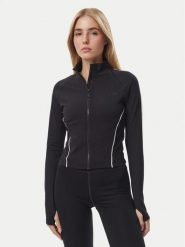 Guess Bluza V6BQ10 K6332 Czarny Slim Fit. Czarne bluzy damskie Guess, m, z aplikacjami, bez kaptura. Za 324.99 zł.