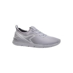 Buty męskie do szybkiego marszu PW 100 szare. Szare buty sportowe męskie NEWFEEL, z poliesteru. Za 49.99 zł.
