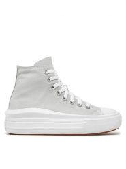 Converse Trampki Chuck Taylor All Star Move A07579C Szary. Szare trampki i tenisówki damskie Converse, bez wzorów, z materiału, retro, bez zapięcia. Za 289.99 zł.