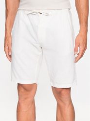 Lindbergh Szorty materiałowe 30-508003 Biały Relaxed Fit. Białe szorty męskie Lindbergh, m, bez wzorów, z bawełny. Za 159.99 zł.