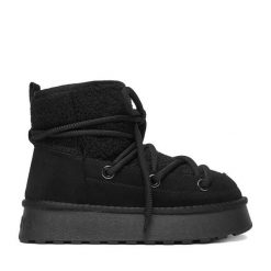 Śniegowce Badura. Czarne śniegowce i trapery damskie Badura. Za 249.99 zł.