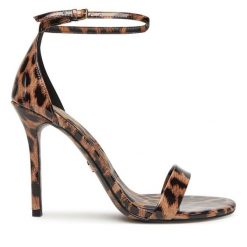 Sandały Aldo. Czarne sandały damskie Aldo, bez wzorów, bez obcasa, na płaskiej podeszwie, bez zapięcia. Za 229.99 zł.