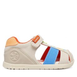 Sandały Biomecanics. Brązowe sandały chłopięce Biomecanics, bez zapięcia. Za 219.99 zł.