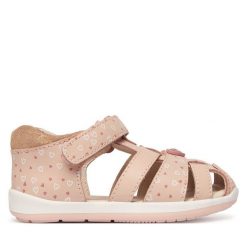 Sandały Mayoral. Czerwone sandały dziewczęce Mayoral, bez zapięcia. Za 259.99 zł.