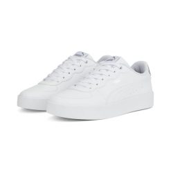 Puma Buty Skye Clean Distressed 38666602. Białe obuwie sportowe damskie Puma, bez wzorów, z materiału, trekkingowe. Za 239.99 zł.