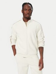 Guess Bluza Z6YQ24 K5014 Kremowy Regular Fit. Białe bluzy męskie Guess, m, z aplikacjami, bez kaptura. Za 474.99 zł.