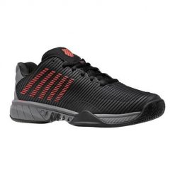 Buty do tenisa męskie K-Swiss Hypercourt Express 2 Allcourt. Czarne buty sportowe męskie K-SWISS, z materiału, bez zapięcia, tenisowe. Za 764.00 zł.