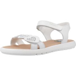 Sandały PABLOSKY 430300P Biały. Białe sandały damskie Pablosky, bez wzorów, ze skóry, bez obcasa, bez zapięcia. Za 233.99 zł.
