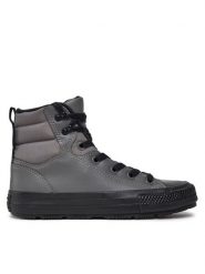Converse Trampki Chuck Taylor All Star Berkshire Boot A09493C 055 Szary. Szare trampki męskie Converse, bez wzorów, ze skóry, retro, bez zapięcia. Za 279.99 zł.