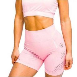 Shorty Damskie California Cute. Czerwone szorty sportowe damskie Gym Hero, bez wzorów, sportowe, trekkingowe. Za 176.99 zł.