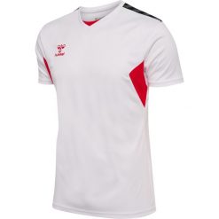 Jersey Hummel Authentic PL. Białe koszulki sportowe męskie Hummel, bez wzorów, z jersey, bez kołnierzyka, bez ramiączek, do piłki ręcznej. Za 217.00 zł.