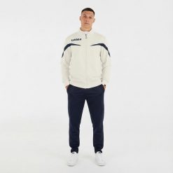 Komplet sportowy SALVADOR MESSICO. Białe buty sportowe męskie Legea, z dresówki, bez zapięcia, na fitness i siłownię. W wyprzedaży za 116.00 zł.