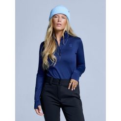 Bluza narciarska - Damskie - Arctic 2.0 - Marynarka wojenna. Niebieskie bluzy damskie POEDERBAAS, m, bez wzorów, z elastanu, bez kaptura, narciarskie. Za 234.14 zł.