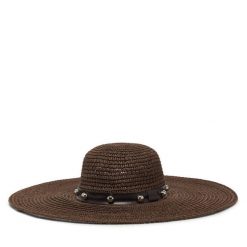 Kapelusz Liu Jo. Brązowe czapki i kapelusze damskie Liu Jo, bez wzorów. Za 339.99 zł.