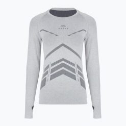 Bluza termoaktywna damska KADVA ALPINESTEP BAMBOO THERMO LIGHT PLUS bezszwowa. Szare bluzy damskie KADVA, bez wzorów, bez kaptura. Za 69.99 zł.