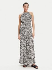 MICHAEL Michael Kors Kombinezon MS5812YGSA Czarny Regular Fit. Czarne sukienki damskie MICHAEL Michael Kors, l, bez wzorów, z syntetyku, bez kołnierzyka, bez ramiączek. Za 949.99 zł.