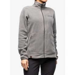 Bluza polarowa damska Berghaus Prism 2.0 Micro Fl Jkt. Szare bluzy damskie Berghaus, l, bez wzorów, z polaru, bez kaptura. Za 259.99 zł.