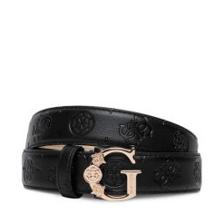 Pasek Guess. Czarne paski damskie Guess, z aplikacjami. Za 234.99 zł.