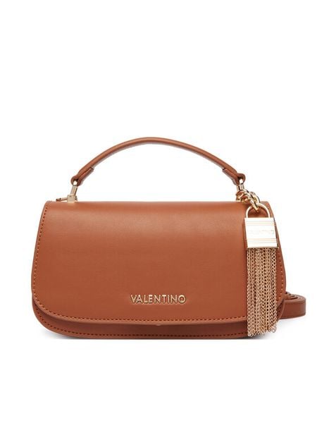 Valentino Torebka Iride VBS9OU09 Brązowy. Brązowe torebki do ręki damskie Valentino, bez wzorów, ze skóry, bez dodatków. Za 430.99 zł.