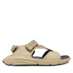 Sandały Timberland. Brązowe sandały męskie Timberland, bez zapięcia. Za 229.99 zł.