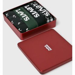 Levi's - Bokserki (3-pack). Brązowe bokserki męskie Levi's, z bawełny. Za 149.90 zł.