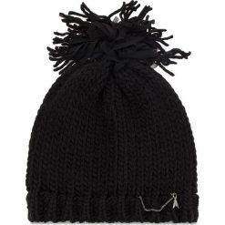 Czapka PATRIZIA PEPE - 2V8389/A3IO-K157 Black Melange. Czarne czapki i kapelusze damskie Patrizia Pepe, z materiału. Za 339.00 zł.