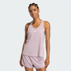 Szorty Pacer Essentials Knit High-Rise. Białe obuwie sportowe damskie Adidas, bez wzorów, z materiału, na fitness i siłownię. Za 129.00 zł.