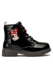 Mickey&Friends Trapery CM-AW22-026DSTC-A Czarny. Czarne buty zimowe dziewczęce Mickey&Friends, bez wzorów, ze skóry, bez zapięcia. Za 84.99 zł.
