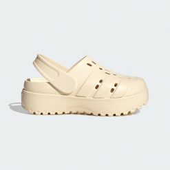 Klapki Adilette Platform. Białe skarpety damskie Adidas, bez wzorów. Za 199.00 zł.