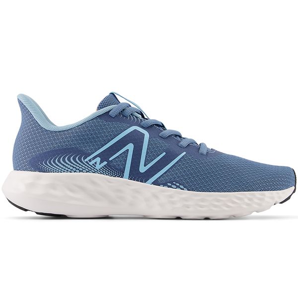 Buty damskie New Balance W411CL3 – niebieskie. Niebieskie obuwie sportowe damskie New Balance, bez wzorów, z syntetyku, do biegania. Za 149.99 zł.