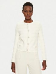 Marciano Guess Kardigan 5RGR18 5852Z Biały Regular Fit. Białe kardigany damskie Marciano Guess, s, z aplikacjami, z wiskozy. Za 449.99 zł.