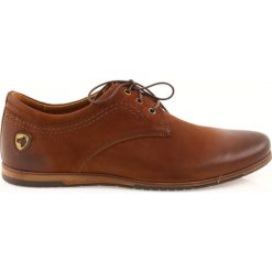 Brązowe Riko półbuty buty męskie sportowe 877. Brązowe półbuty na co dzień męskie Riko, z denimu, sportowe, bez zapięcia. W wyprzedaży za 229.00 zł.