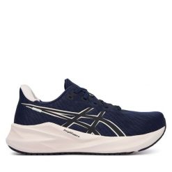 Buty do biegania Asics. Niebieskie obuwie sportowe damskie Asics, bez wzorów, do biegania. Za 329.99 zł.