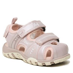 Sandały Leaf. Czerwone sandały dziewczęce Leaf, bez zapięcia. Za 199.99 zł.