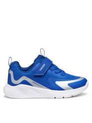 Geox Sneakersy J Sprintye Wr J56NXA 0FU54 C4011 S Niebieski. Niebieskie buty sportowe chłopięce Geox, bez wzorów, z materiału, bez zapięcia. Za 169.99 zł.