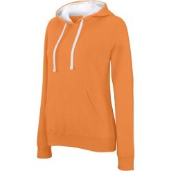 Bluza damska z kapturem Kariban Contrastée. Białe bluzy damskie KARIBAN, s, bez wzorów, z bawełny, z kapturem. Za 128.00 zł.