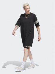 Adidas Sukienka codzienna adicolor Neuclassics IB7309 Czarny Loose Fit. Czarne sukienki damskie Adidas, na co dzień, s, bez wzorów, z bawełny, bez kołnierzyka, bez ramiączek, proste. Za 229.99 zł.