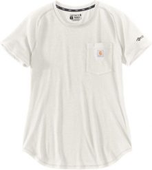 Koszulka Carhartt Force Midweight Pocket Malt. T-shirty damskie Carhartt, bez wzorów, bez kołnierzyka. Za 122.43 zł.