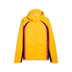 Kurtka wodoodporna Puma Ultraweave. Brązowe kurtki męskie Puma, l, bez wzorów, z materiału, do biegania. Za 393.95 zł.