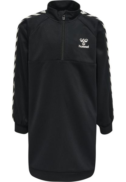 Sukienka dla dziewczynki Hummel Olivia. Czarne sukienki dla dziewczynek Hummel, na jesień, bez wzorów, z materiału, bez ramiączek, długie. Za 249.00 zł.