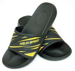 Klapki basenowe męskie Aqua Speed Idaho. Czarne klapki męskie Aqua-Speed, z materiału. Za 64.99 zł.