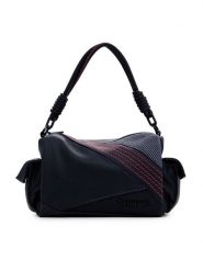 Desigual Torebka 25SAXPC6 Czarny. Czarne torebki do ręki damskie Desigual, bez wzorów, ze skóry, bez dodatków. Za 369.99 zł.