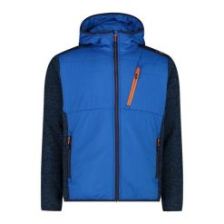 Bluza męska turystyczna CMP 34H2757. Niebieskie bluzy męskie CMP, m, bez wzorów, bez kaptura. Za 372.00 zł.