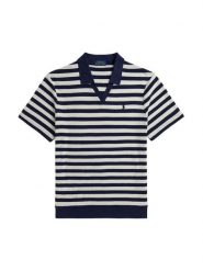 Polo Ralph Lauren Polo 710A13006004 Granatowy Regular Fit. Niebieskie koszulki polo męskie Polo Ralph Lauren, l, bez wzorów, z bawełny, bez ramiączek. Za 699.99 zł.