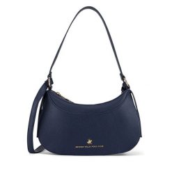 Torebka Beverly Hills Polo Club. Niebieskie torebki do ręki damskie Beverly Hills Polo Club, bez wzorów, klasyczne, bez dodatków. Za 179.99 zł.