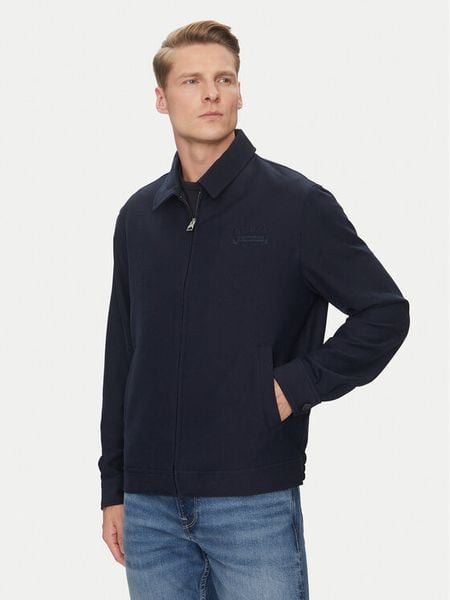 Guess Kurtka przejściowa M5GL38 WHAO2 Granatowy Regular Fit. Niebieskie kurtki męskie Guess, m, z aplikacjami, z syntetyku, bez kaptura. Za 379.99 zł.