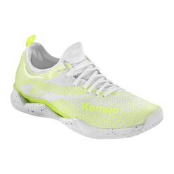 Damskie buty halowe Kempa Wing Lite 2.0. Białe obuwie sportowe damskie Kempa, bez wzorów, do piłki ręcznej. W wyprzedaży za 549.50 zł.