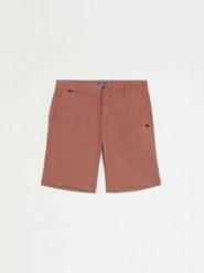 Szorty Męskie TBS Laevaber. Brązowe krótkie spodenki sportowe męskie TBS, m, bez wzorów, z bawełny. Za 259.00 zł.